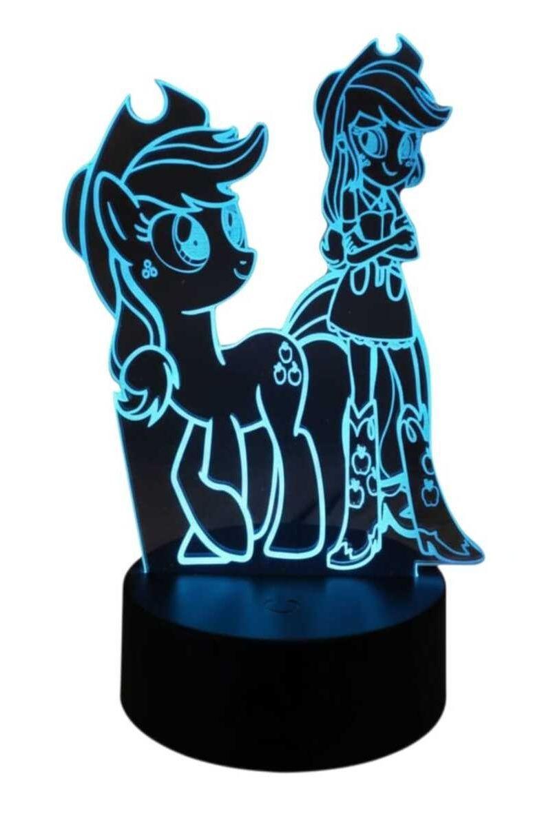 Lámpara Ilusión 3D My Little Pony 7 Colores-1