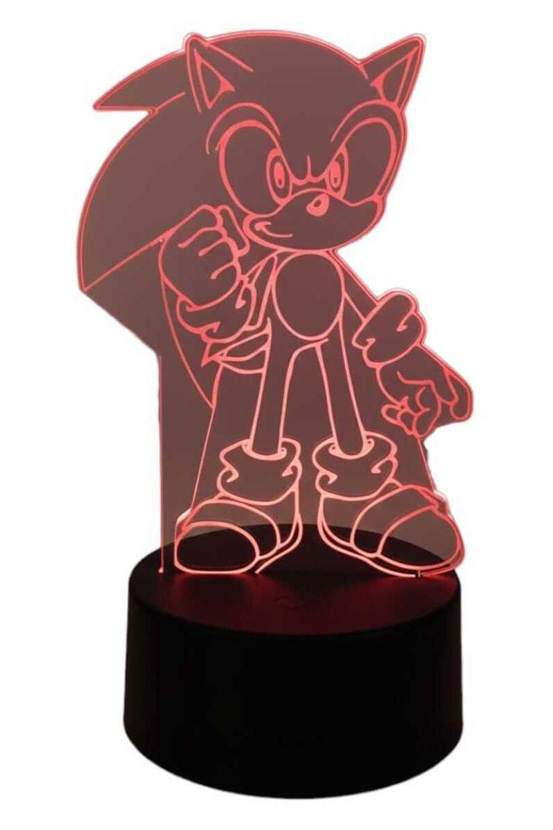 Lámpara Ilusión 3D Sonic 7 Colores-2
