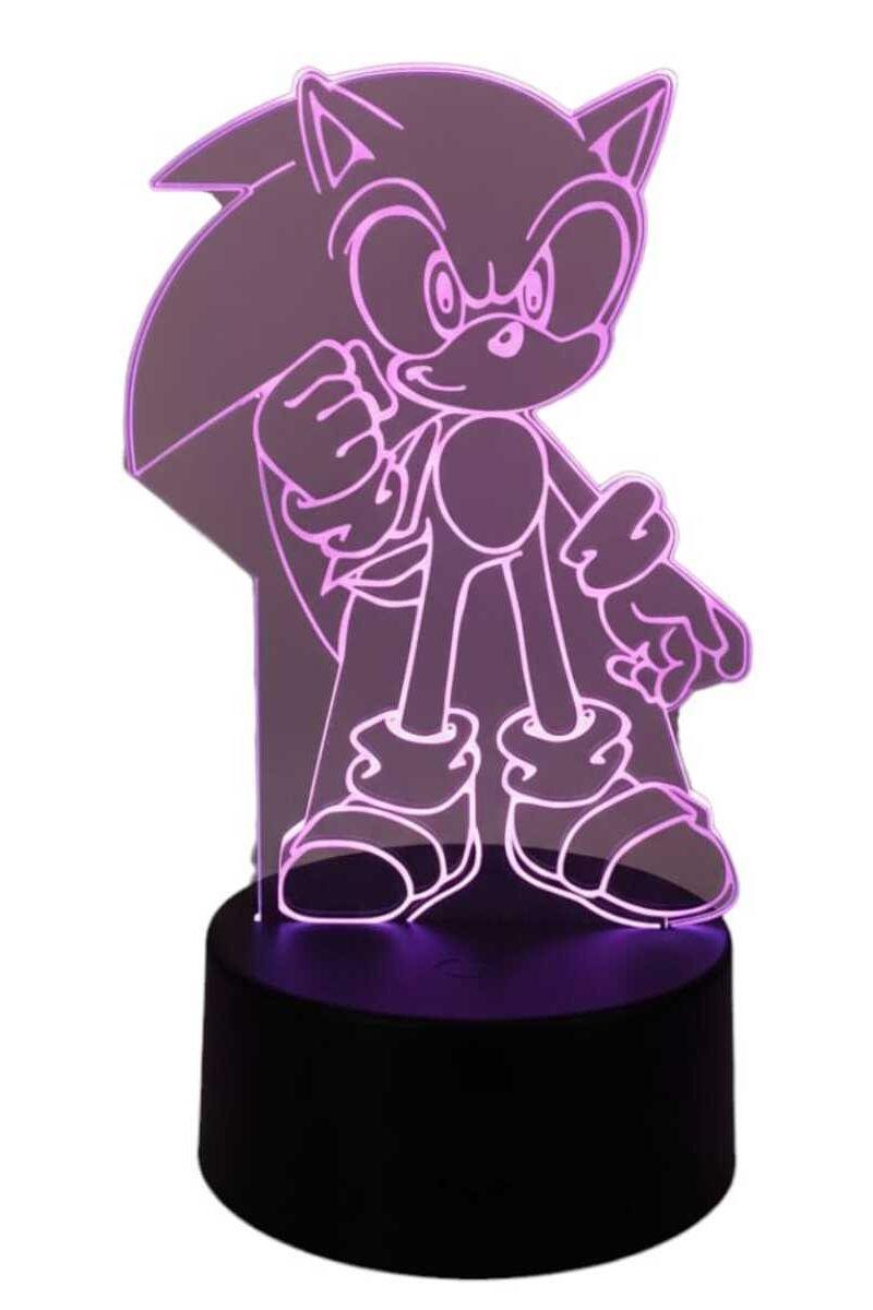 Lámpara Ilusión 3D Sonic 7 Colores-3