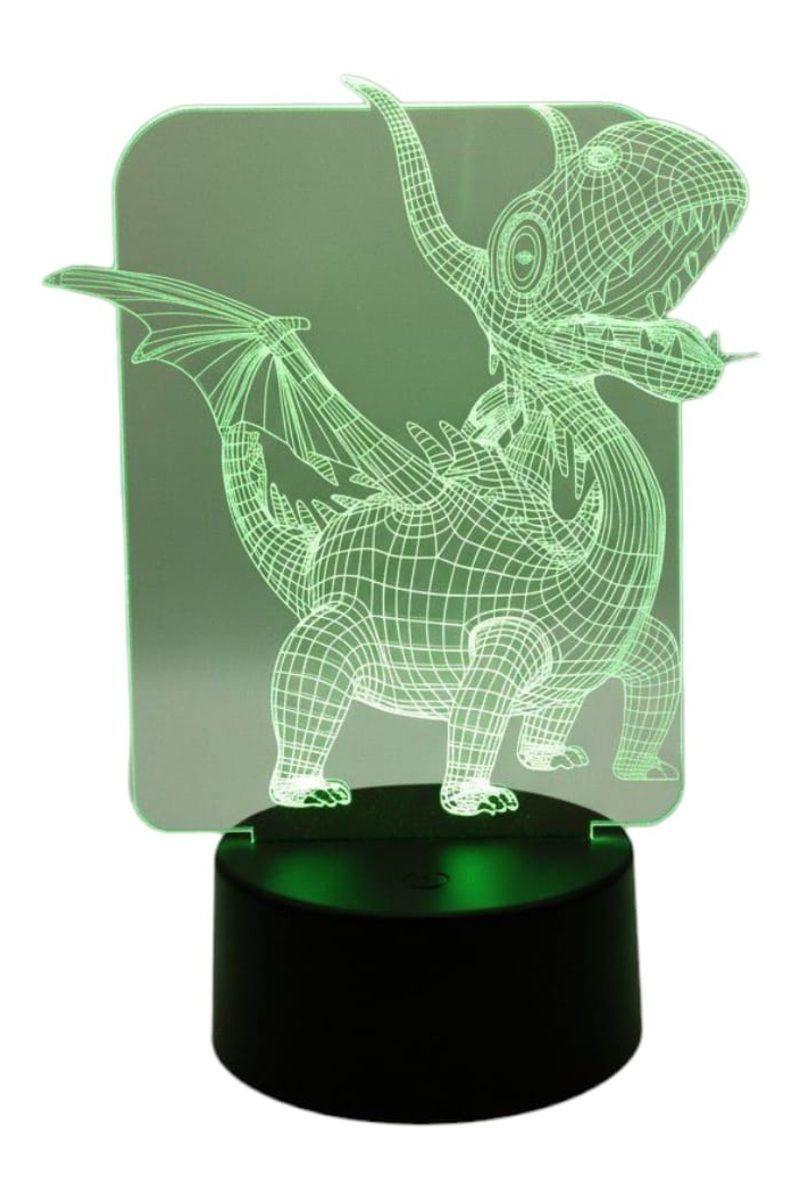 Lámpara Ilusión 3D Dragón 7 Colores-3