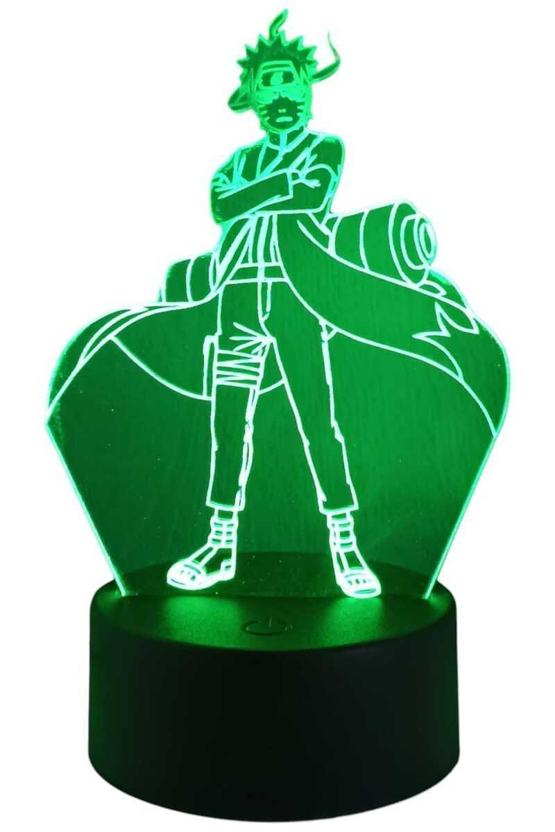 Lámpara Ilusión 3D Naruto 7 Colores-3