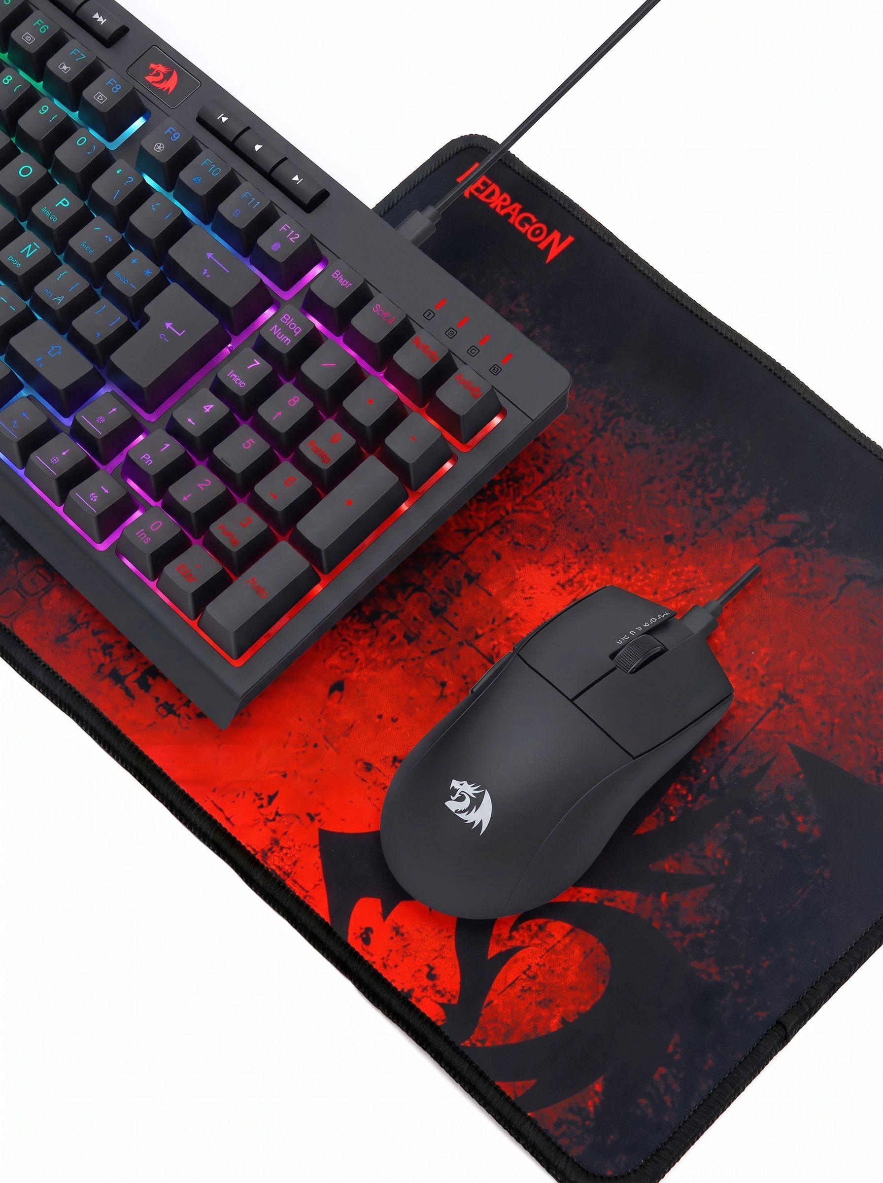 Kit Teclado Mouse Redragon K552 BA 4 en 1-2