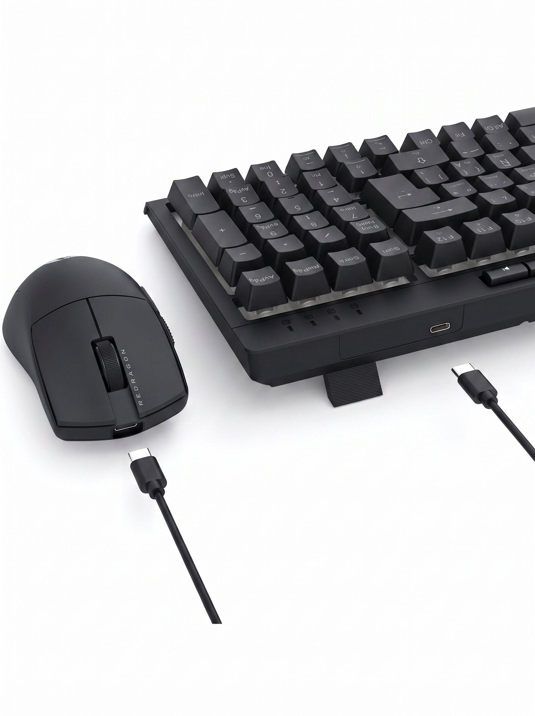 Kit Teclado Mouse Redragon K552 BA 4 en 1-6