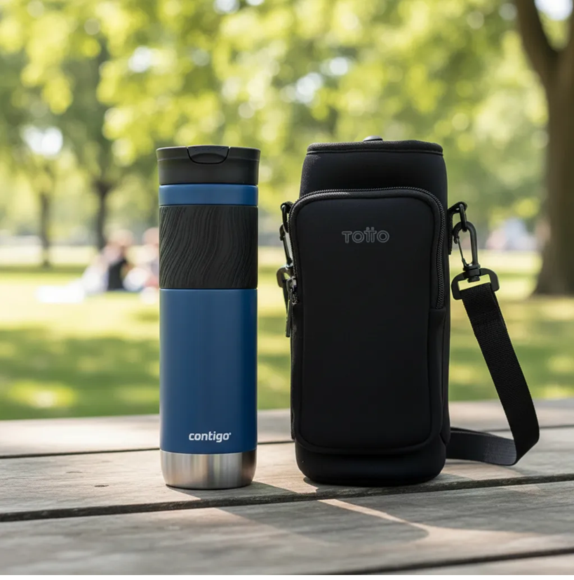 Vaso Mug Contigo 710 ML Porta botellas Totto-1