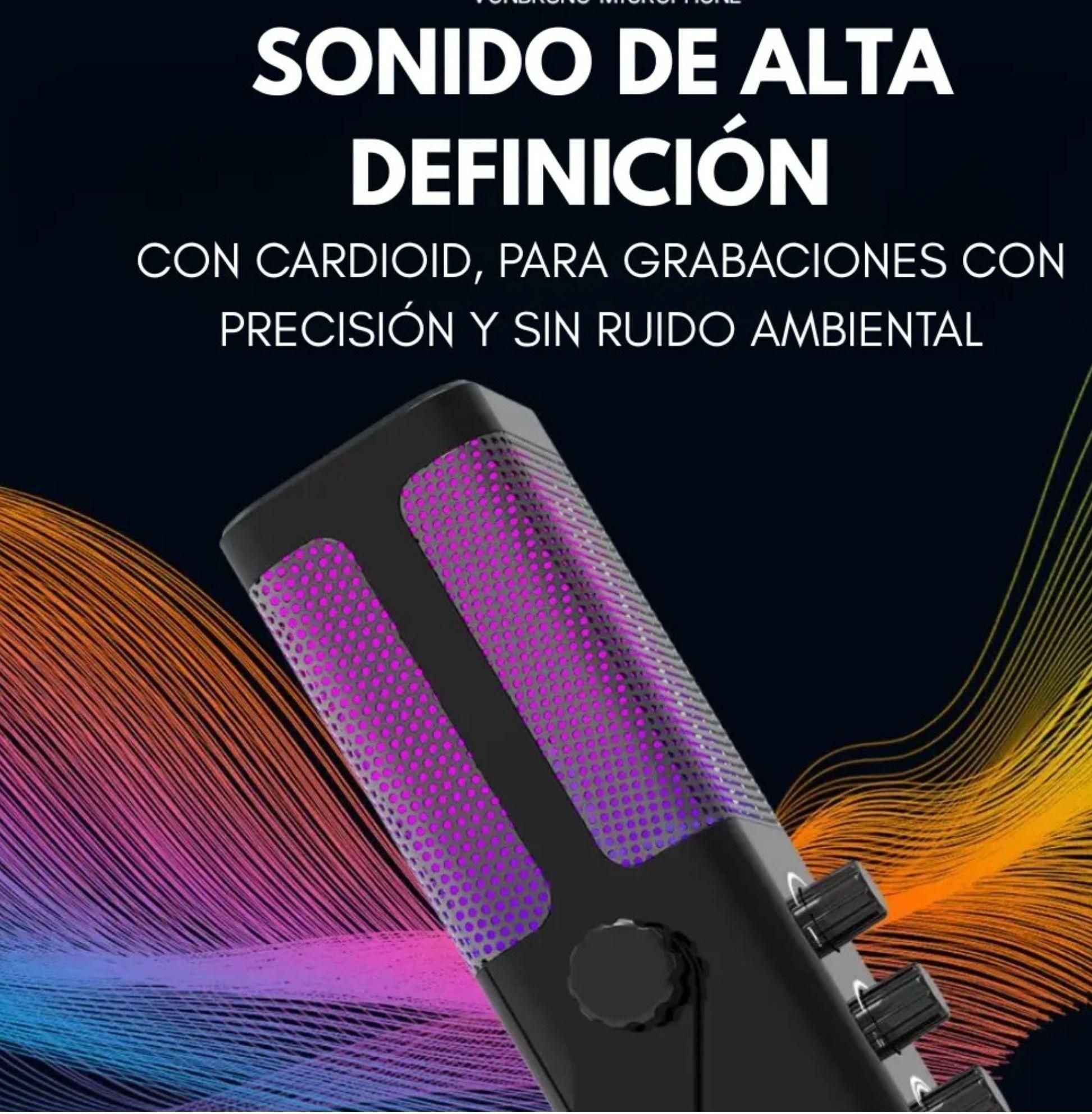 Microfono de Streaming Podcast RGB Bitbyte M7 Gamer-4
