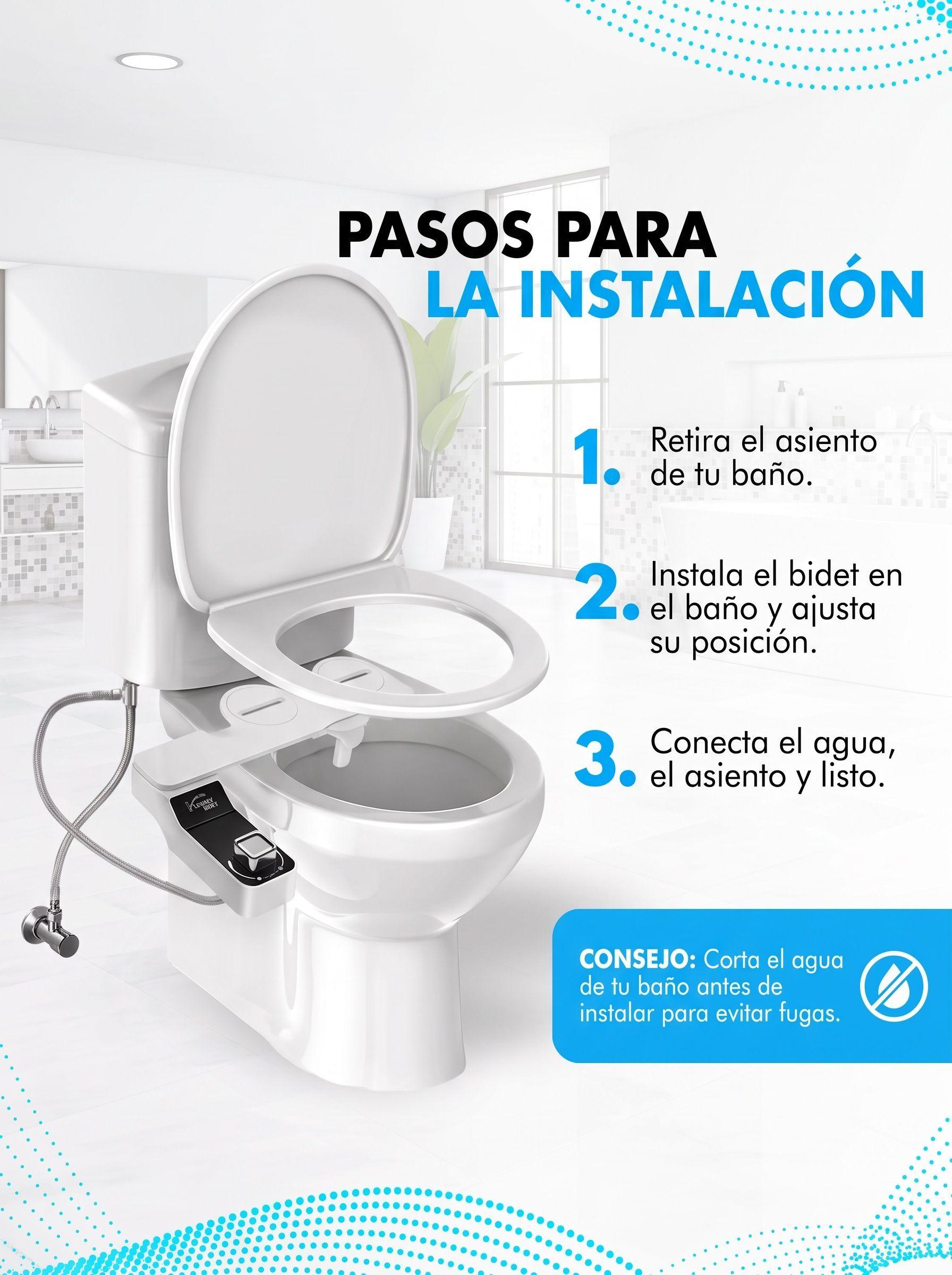 Bidet Wc Inodoro Ajustable Universal Homen-6