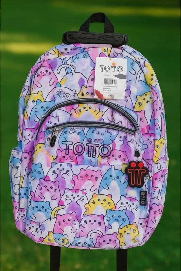 Mochila Escolar Totto Acuarela 20l Resistente Y Práctica 1I2-3