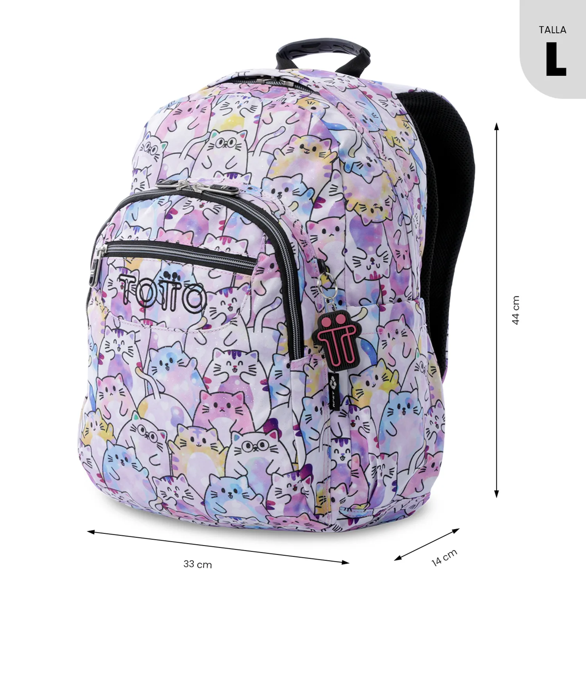 Mochila Escolar Totto Acuarela 20l Resistente, Práctica, Durable Y Ligera Morral-2