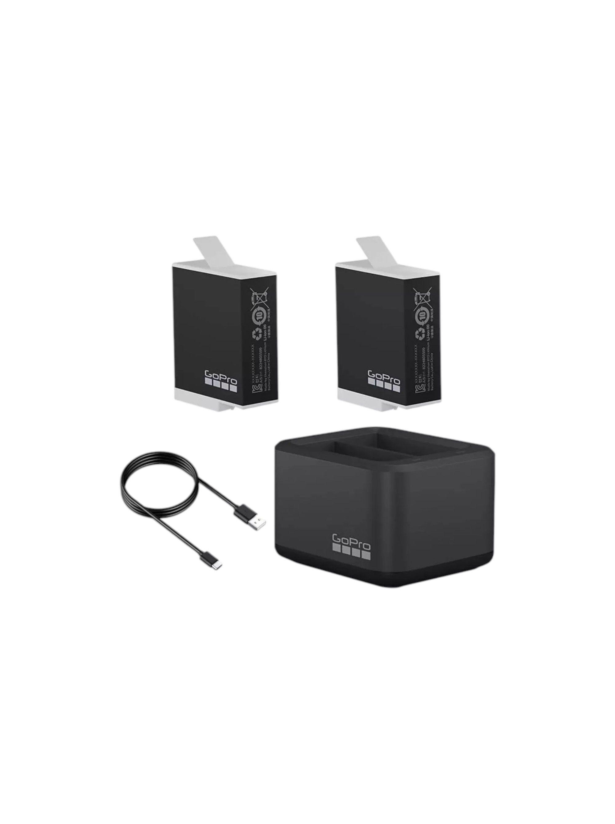 Cargador Dual GoPro 2 baterias Enduro-0