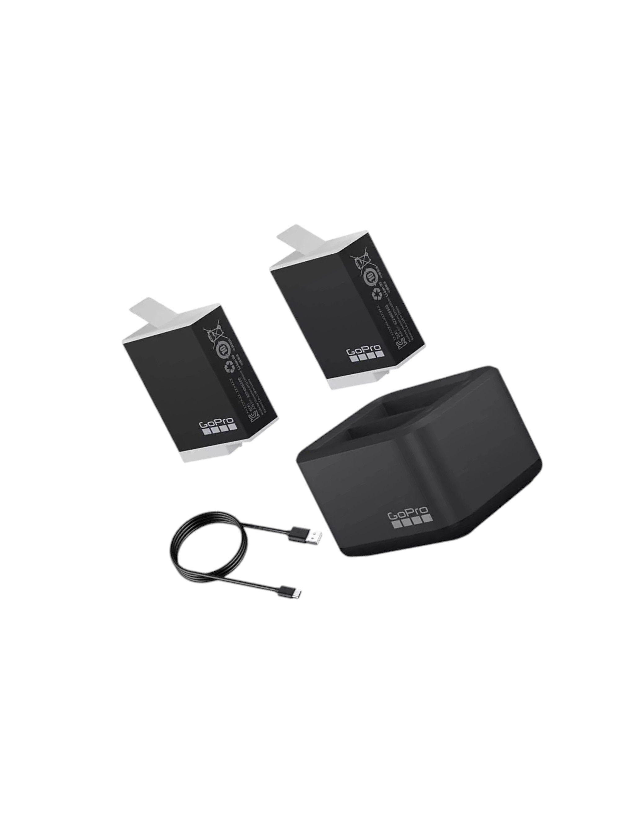 Cargador Dual GoPro 2 baterias Enduro-1