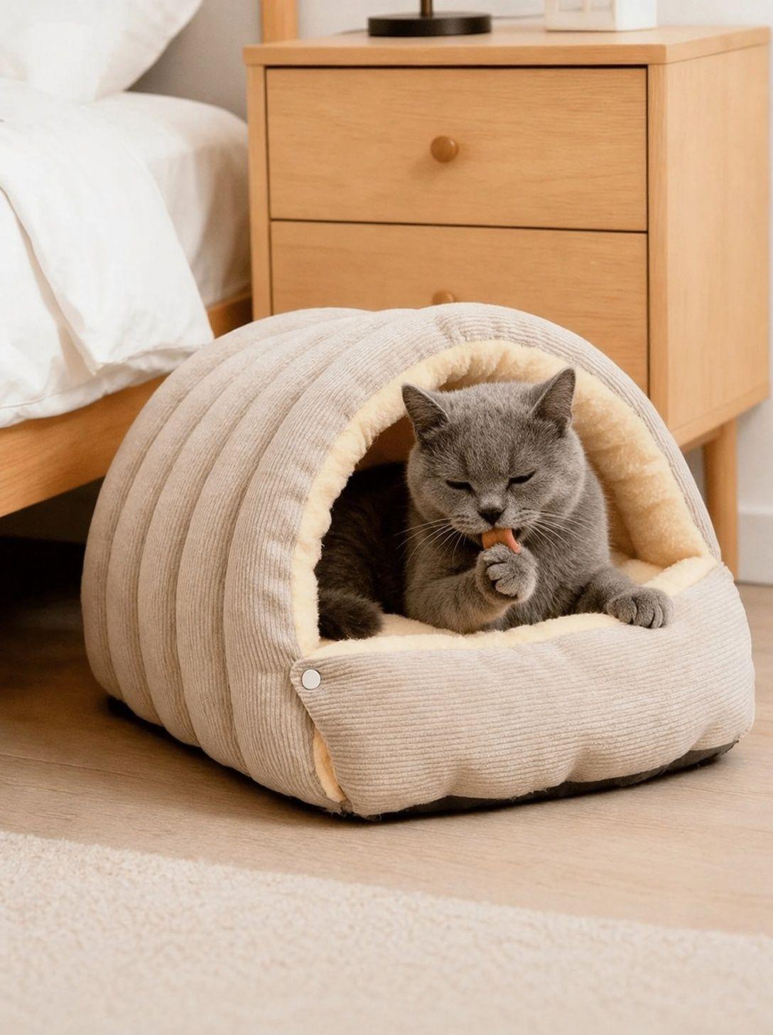 Cama para Mascotas KERU Maximo confort y abrigo-2