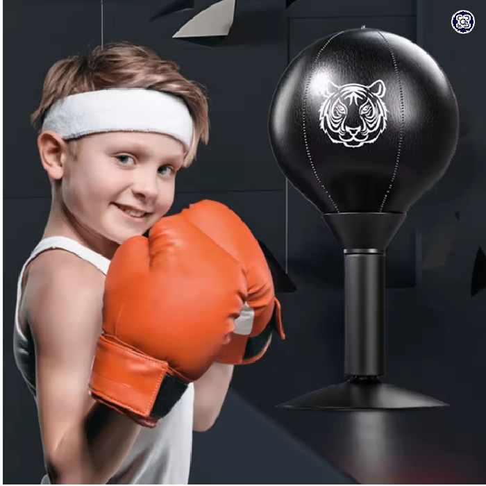 Saco De Boxeo Con Succión Para Escritorio Antiestres-2