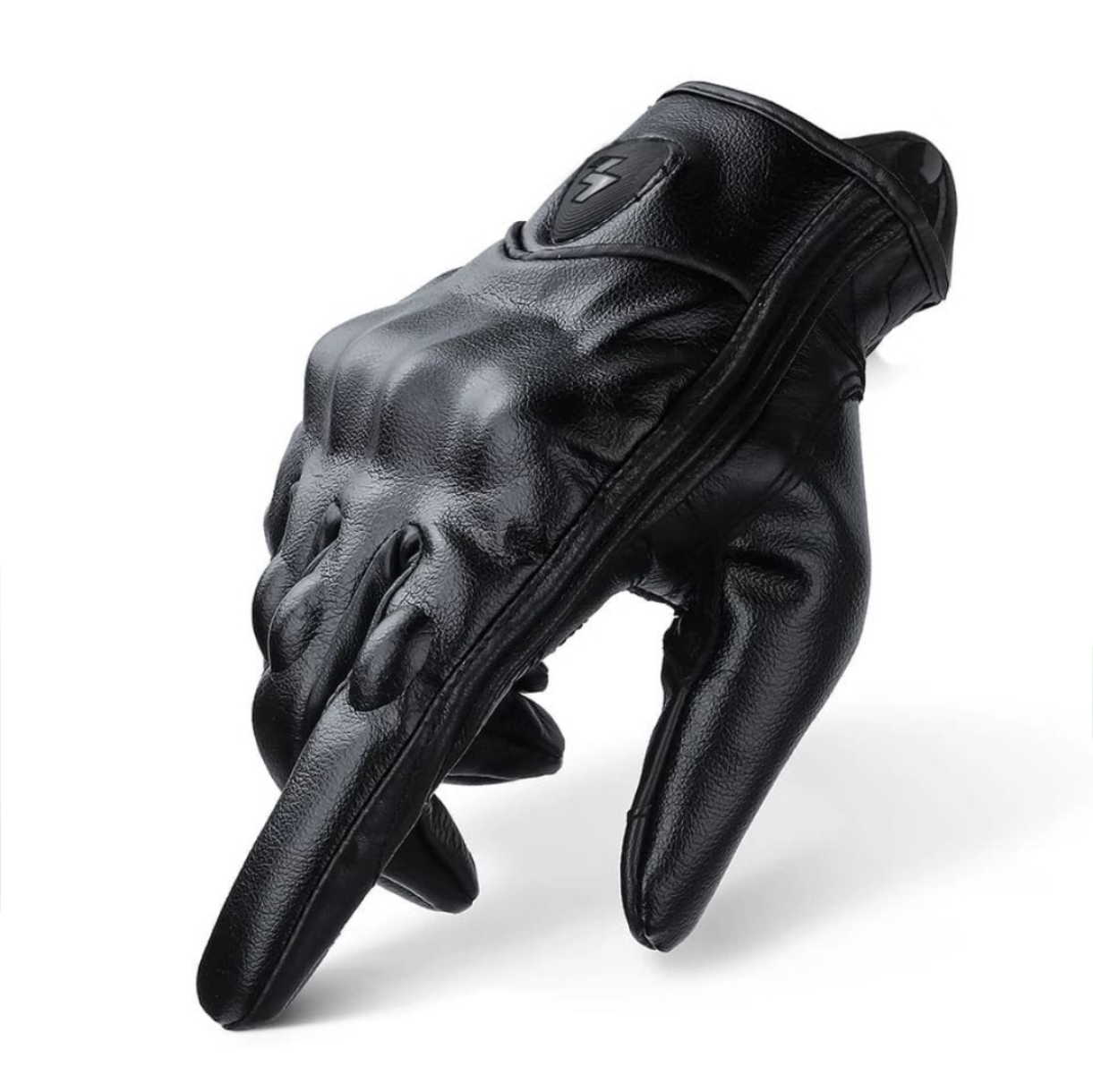 Guantes Para Moto De Cuero Icon Touch modelo pursuit-0