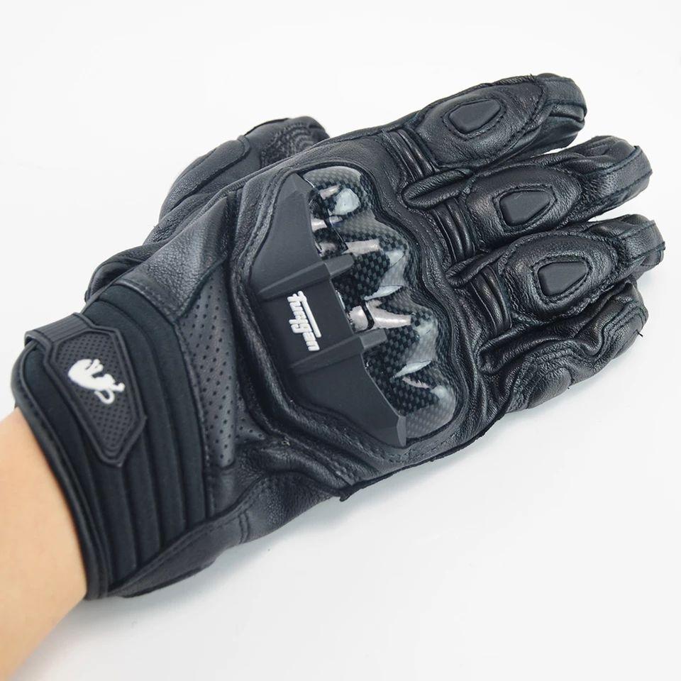 Guantes para moto Furygan Asf 6 de Cuero garantizado-4
