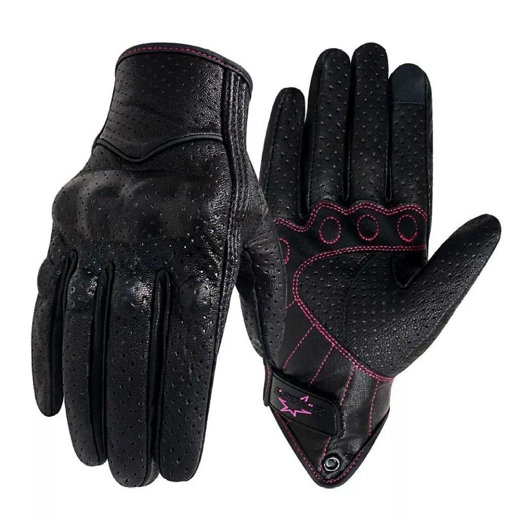 Guantes De Cuero Especial Para Mujer Táctil-0