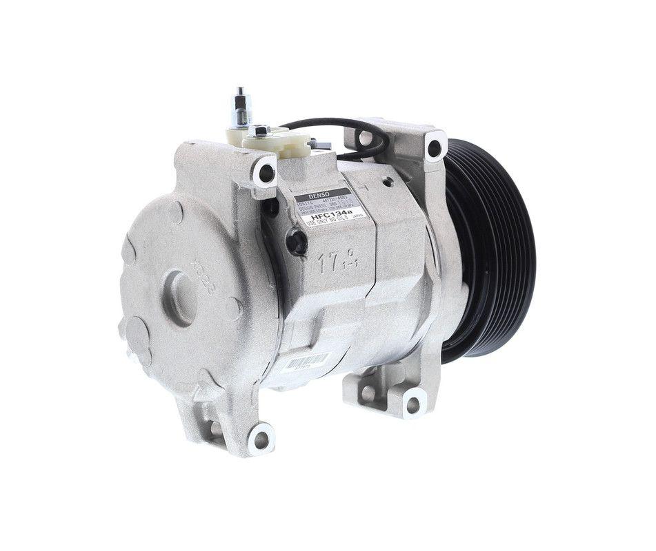 COMPRESOR DE AC 10S17 7PK 12V 119MM MONTAJE DIRECTO HONDA ACCORD (OE) DENSO-3
