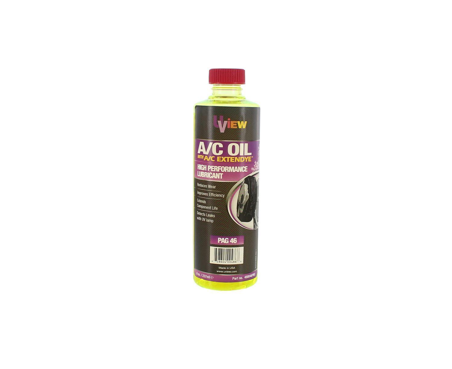 Aceite PAG46 + Detector De Fugas UV 8OZ / 237ML UVIEW-0