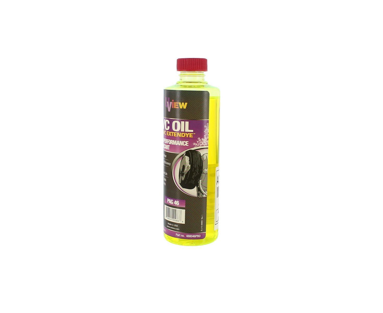 Aceite PAG46 + Detector De Fugas UV 8OZ / 237ML UVIEW-1