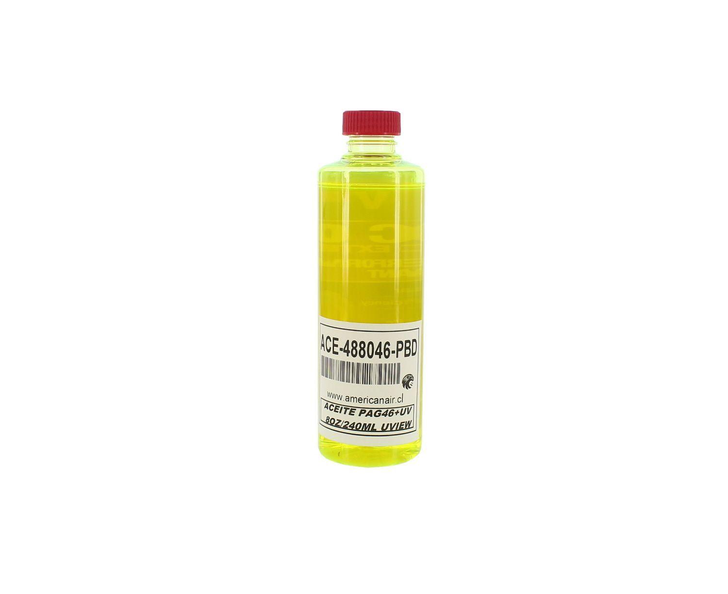 Aceite PAG46 + Detector De Fugas UV 8OZ / 237ML UVIEW-4