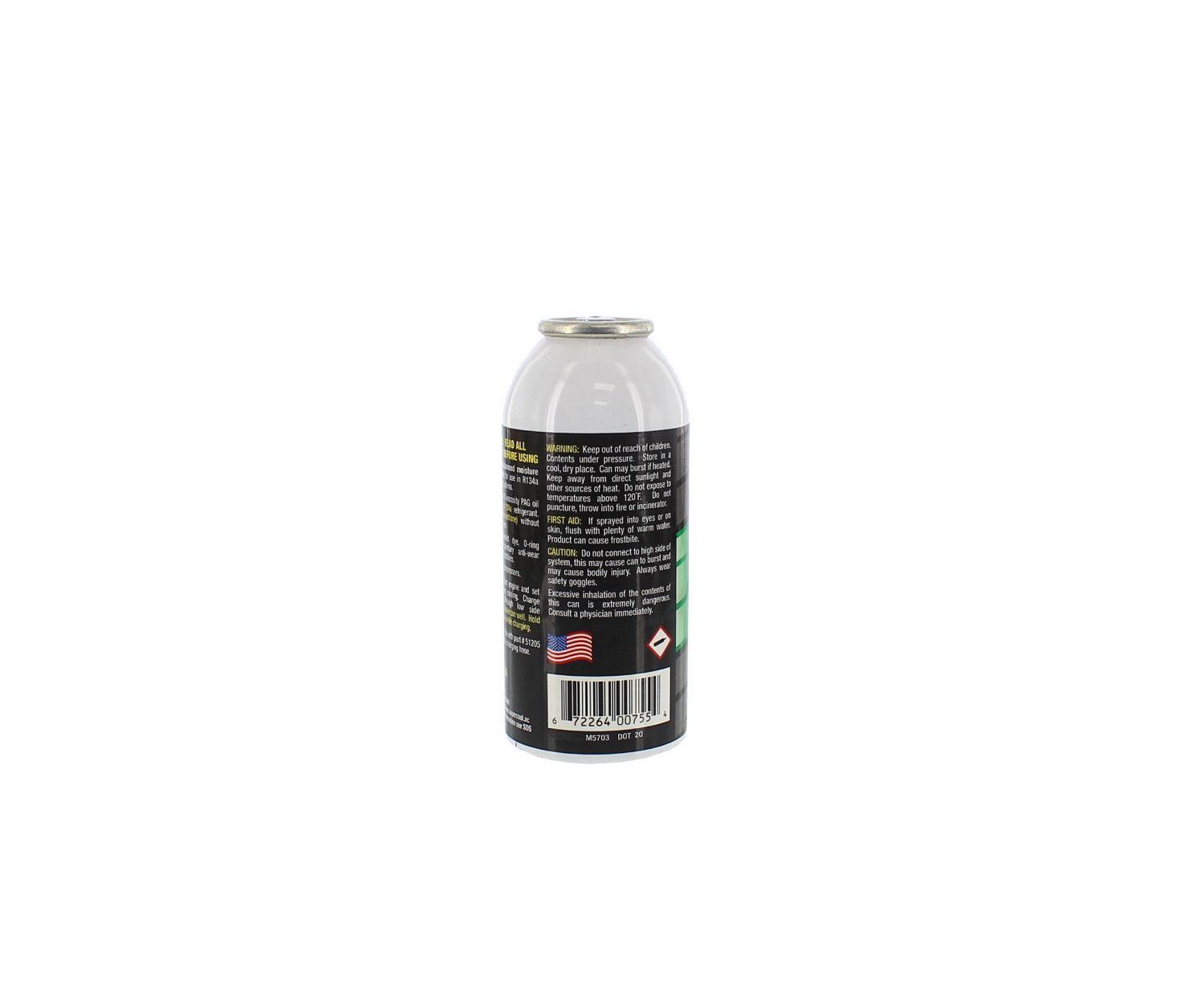 Carga Aceite PAG100 con tinteUV detector de fuga y R134a 4oz-5