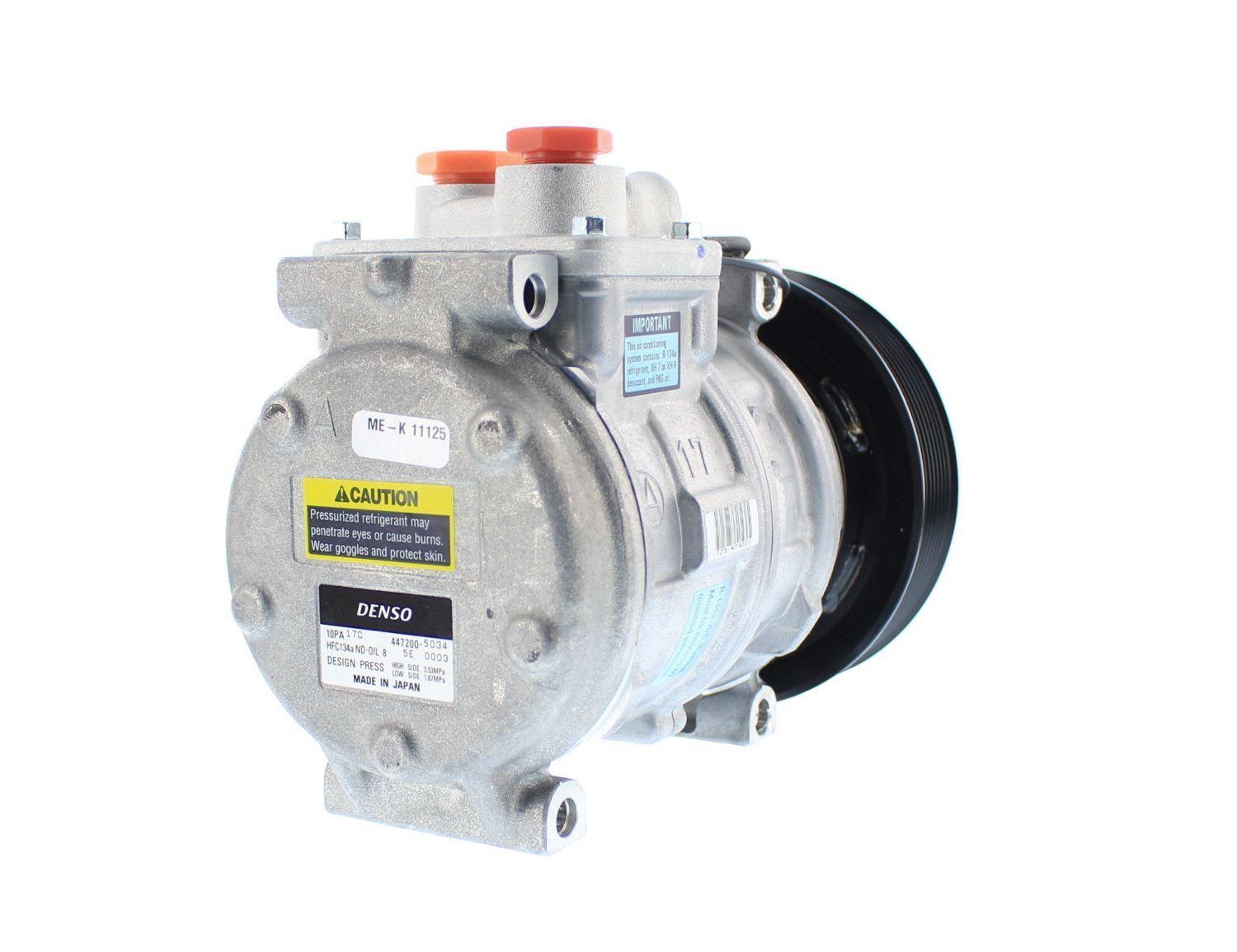 Compresor de AC 10PA17C 8PK 145MM 12V para John Deere -3