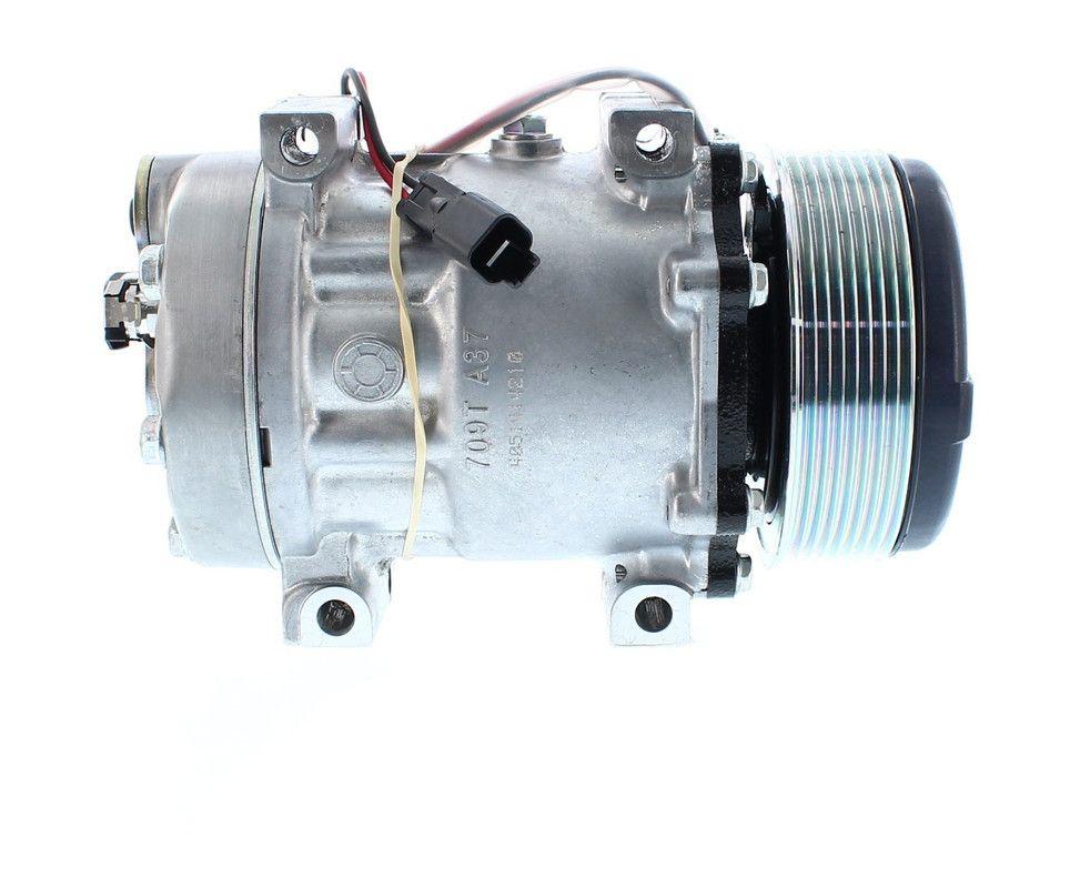 COMPRESOR DE AC 7H15 8PK 12V 119MM LARGO CON TAPA GK 4021 SANDEN-4