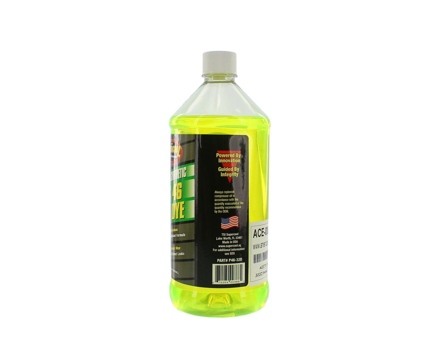 Aceite SUPERCOOL PAG 46 + TINTE UV 32OZ / 946ML -2