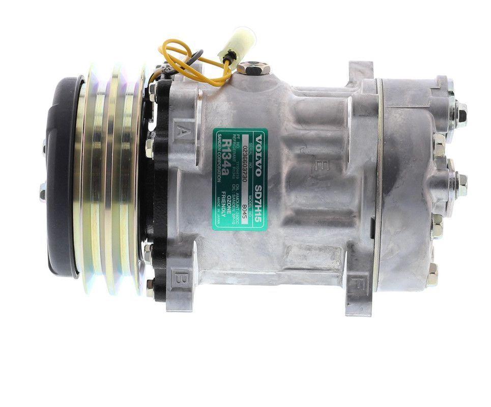 COMPRESOR AC 7H15 2A 24V 132MM U6035 8045 8243 SANDEN-0