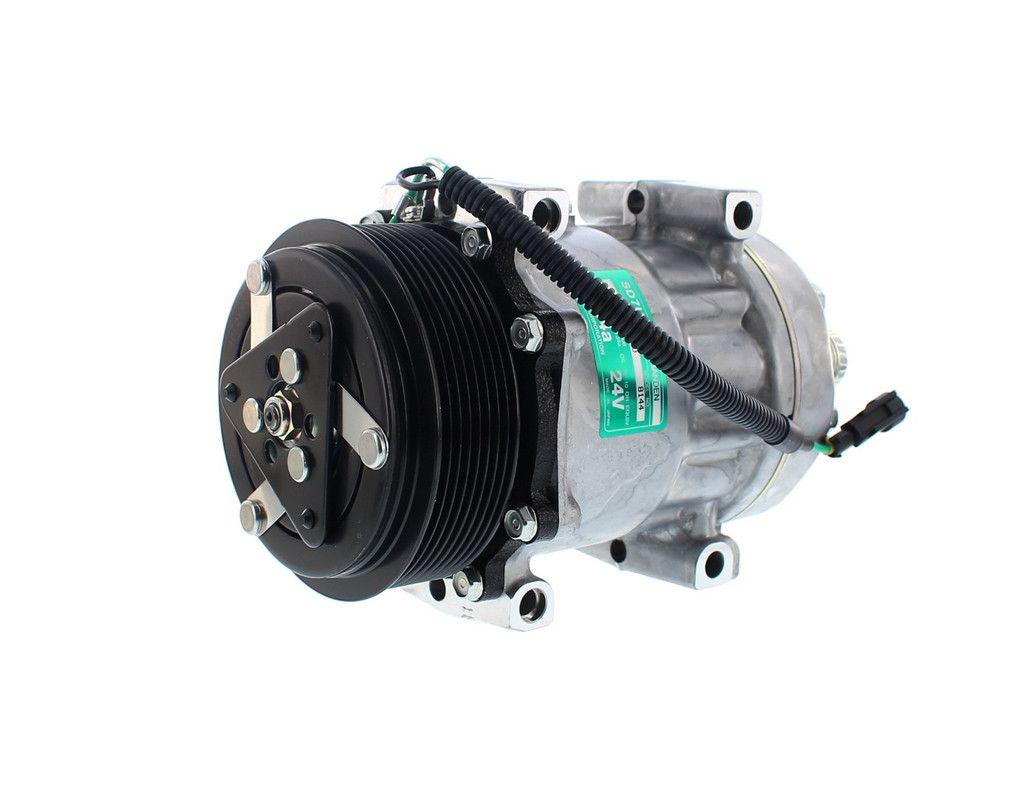 COMPRESOR DE AC 7H15 8PK 24V 119MM  TAPA MD 8144 SANDEN-7
