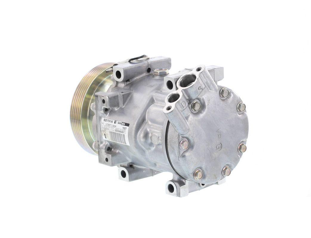 COMPRESOR DE AC SD7V16 6PK 12V 125MM  RENAULT CLIO 6201 SANDEN-1