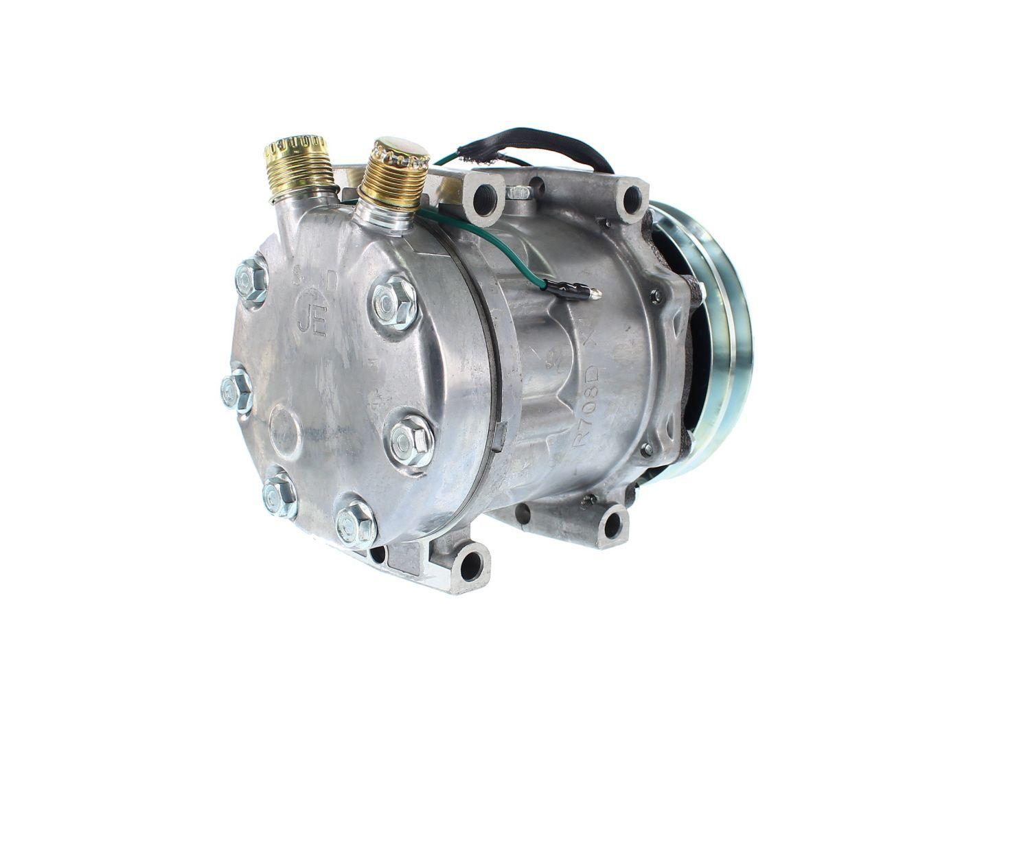 Compresor de AC 7H13 2A 24V 132MM Tapa JD (AM)-3