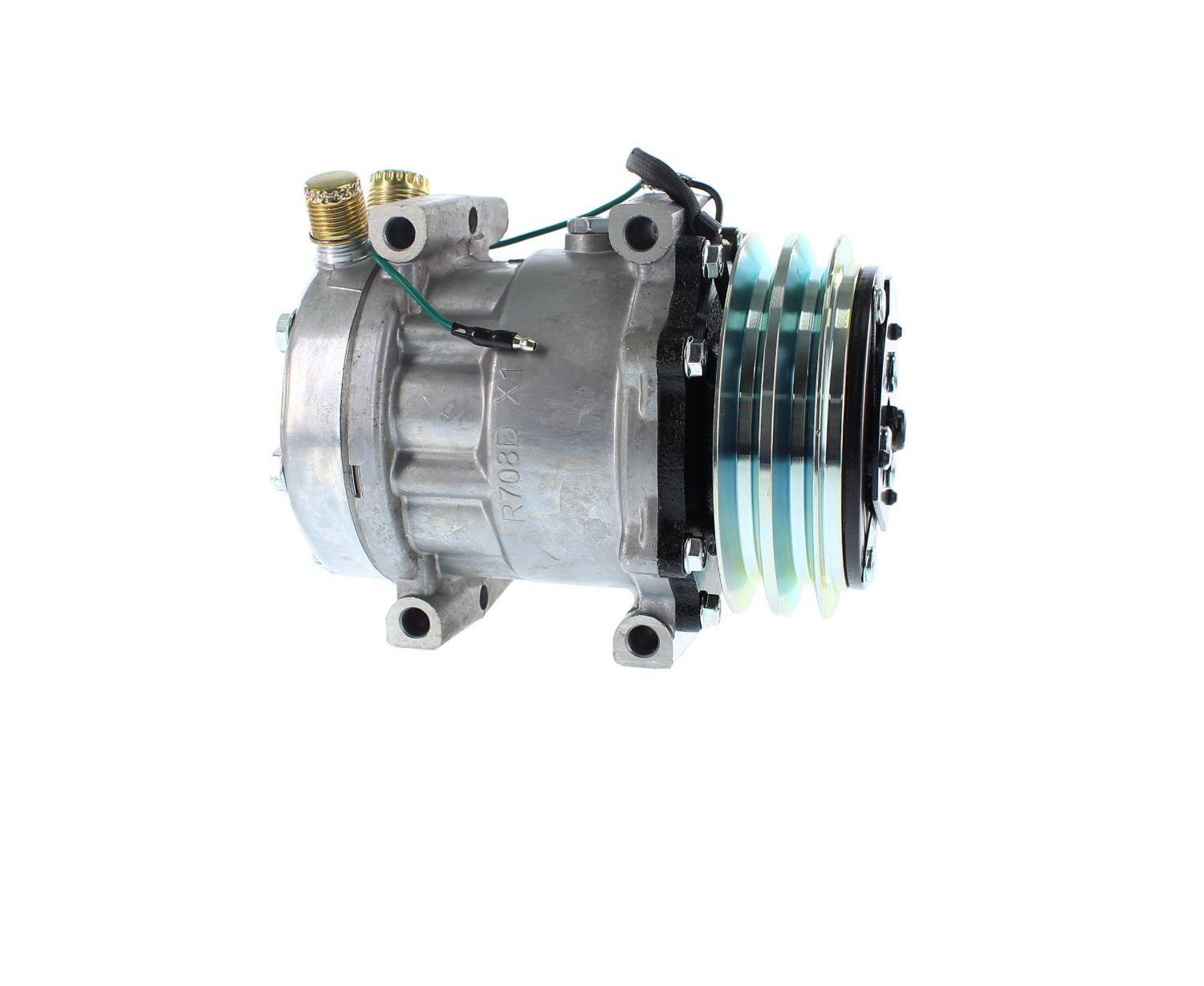 Compresor de AC 7H13 2A 24V 132MM Tapa JD (AM)-4