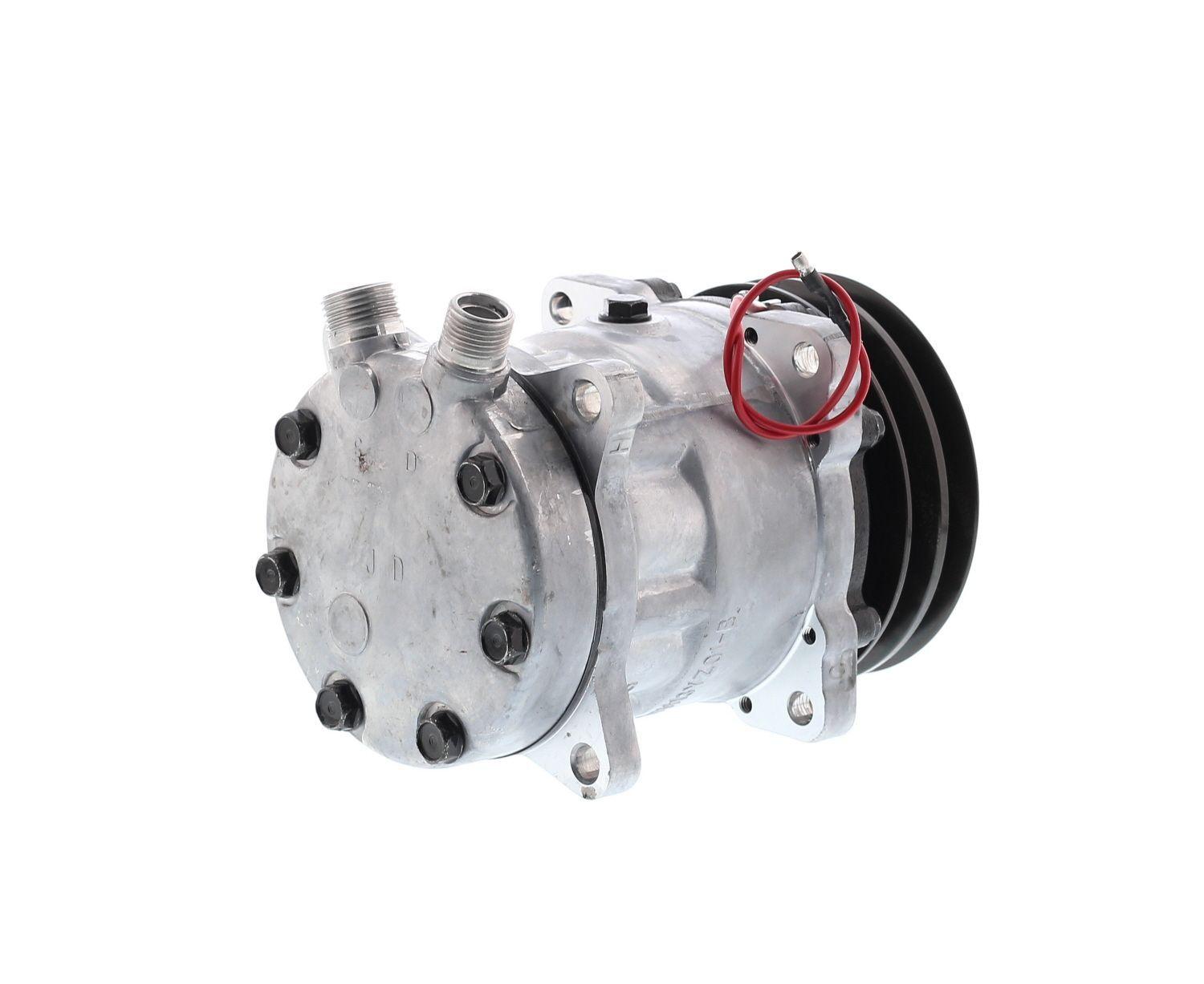 Compresor de AC 7H13 2A 12V 125MM TAPA JD/JE/FC AM 7312 4456-3