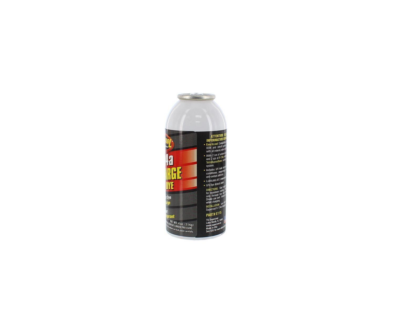 Carga Aceite Ester con tinte UV detector de fuga R134A 4OZ -2