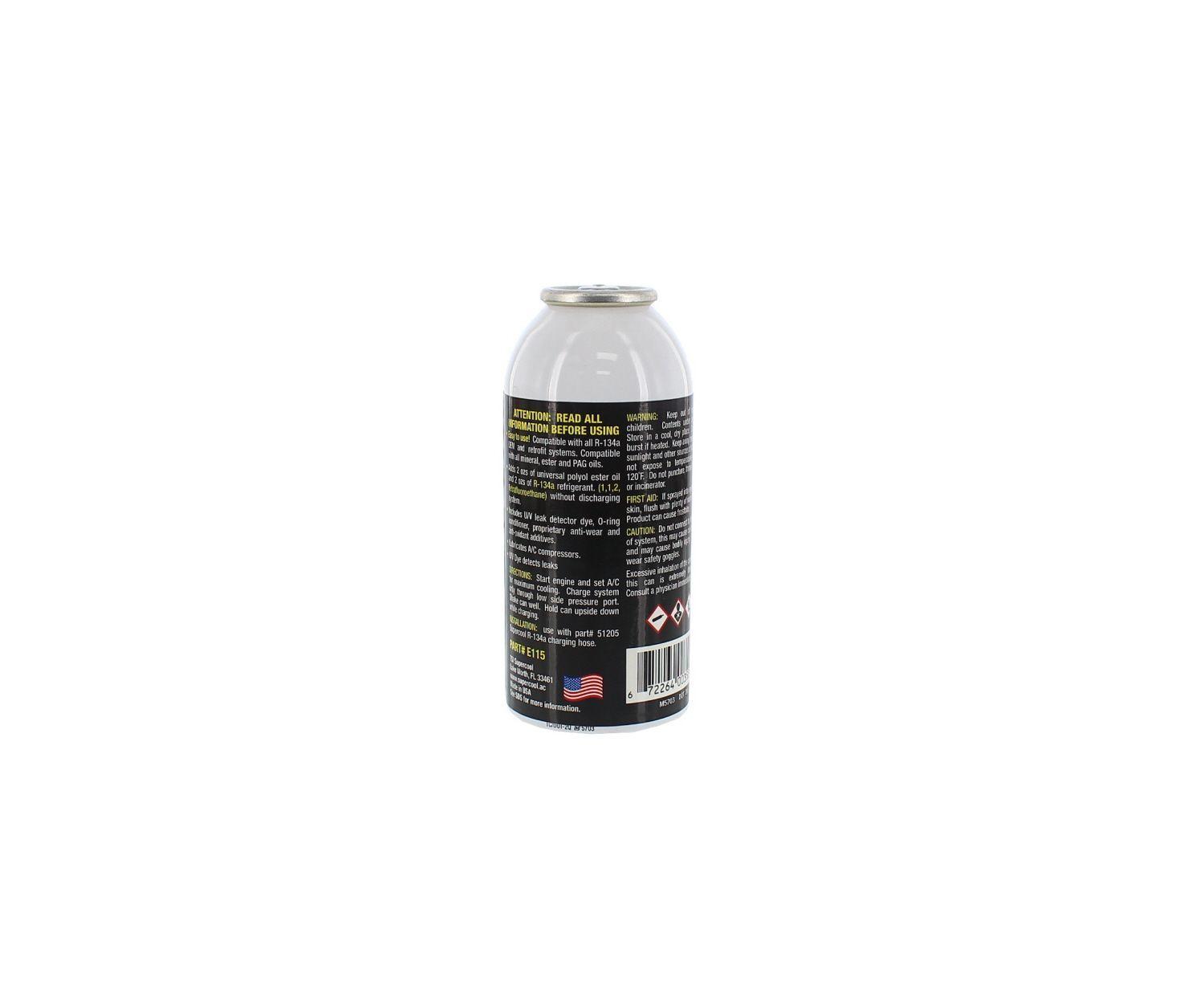 Carga Aceite Ester con tinte UV detector de fuga R134A 4OZ -4