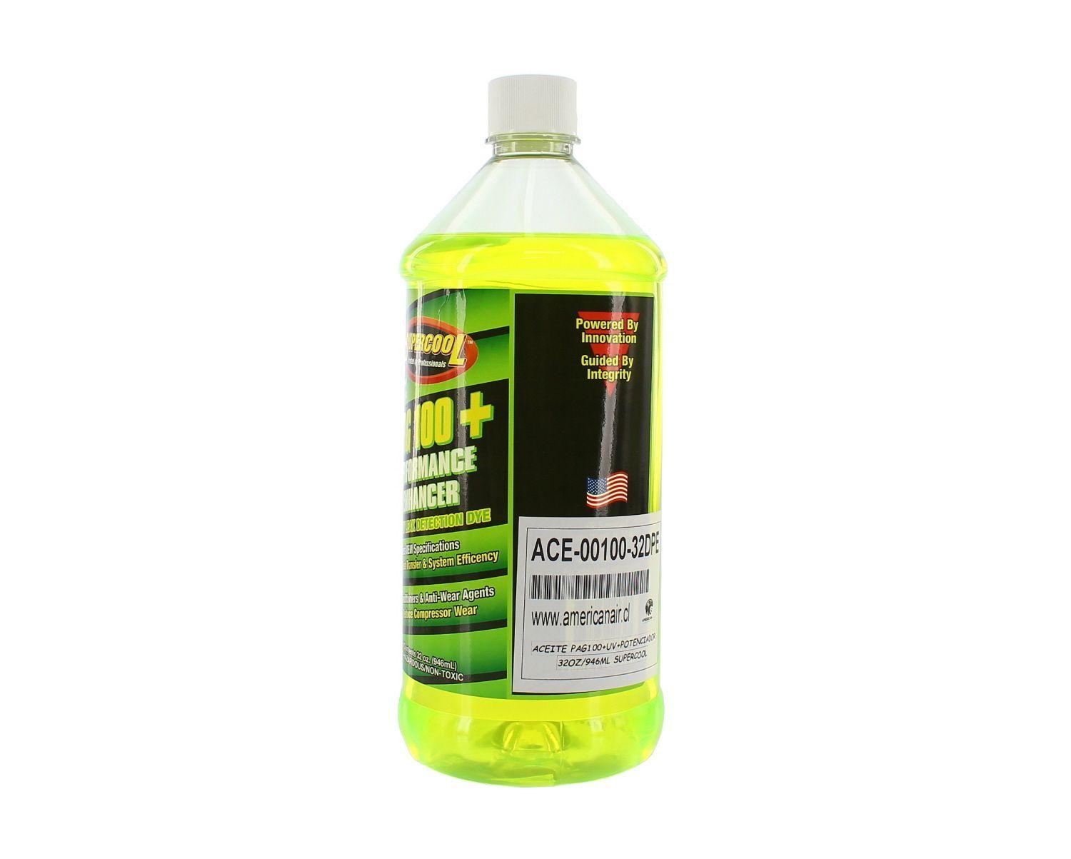 Aceite Supercool PAG100 +tinte Uv + Potenciador 32oz/946ml -1