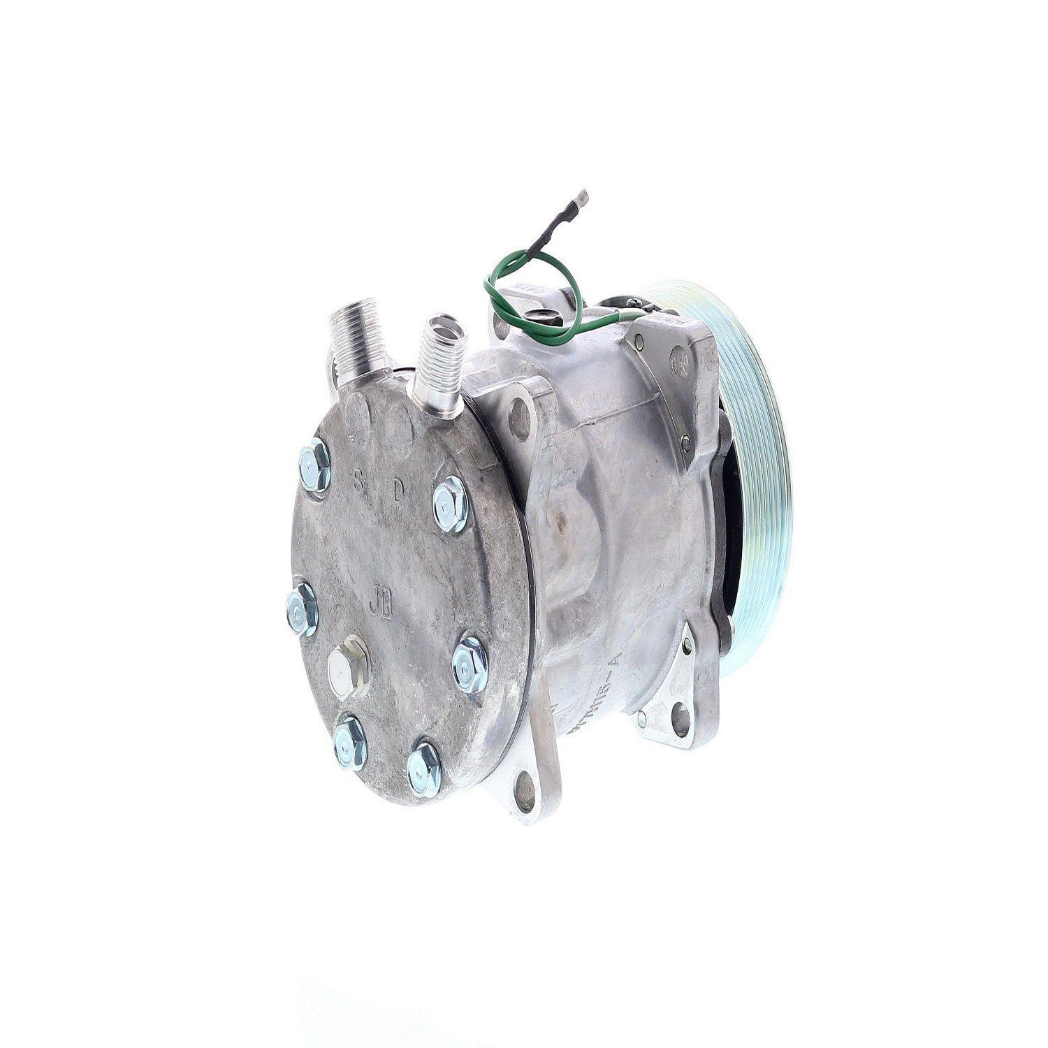Compresor A/C Sanden SD7H15 24V 8PK 119mm Camión-3