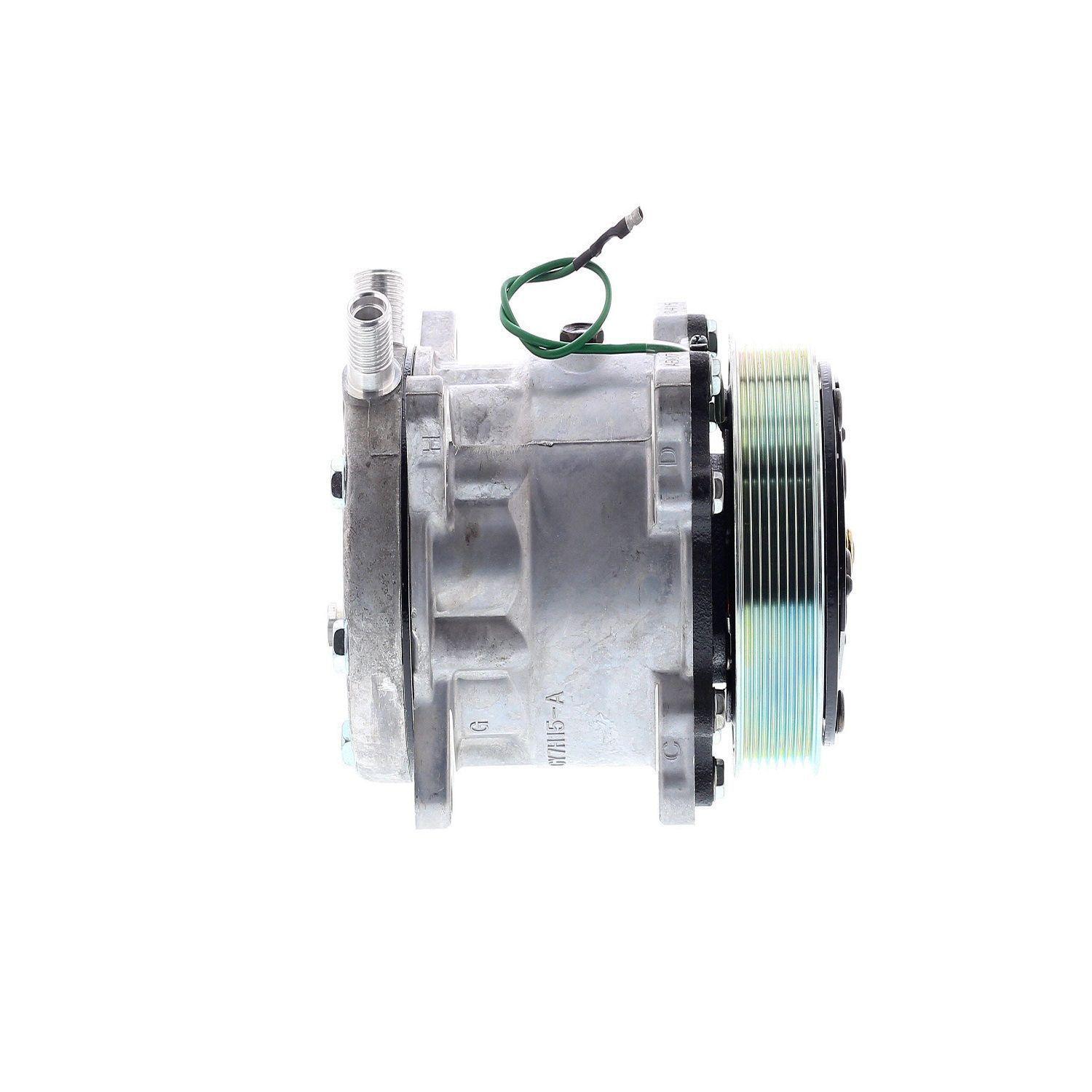 Compresor A/C Sanden SD7H15 24V 8PK 119mm Camión-4