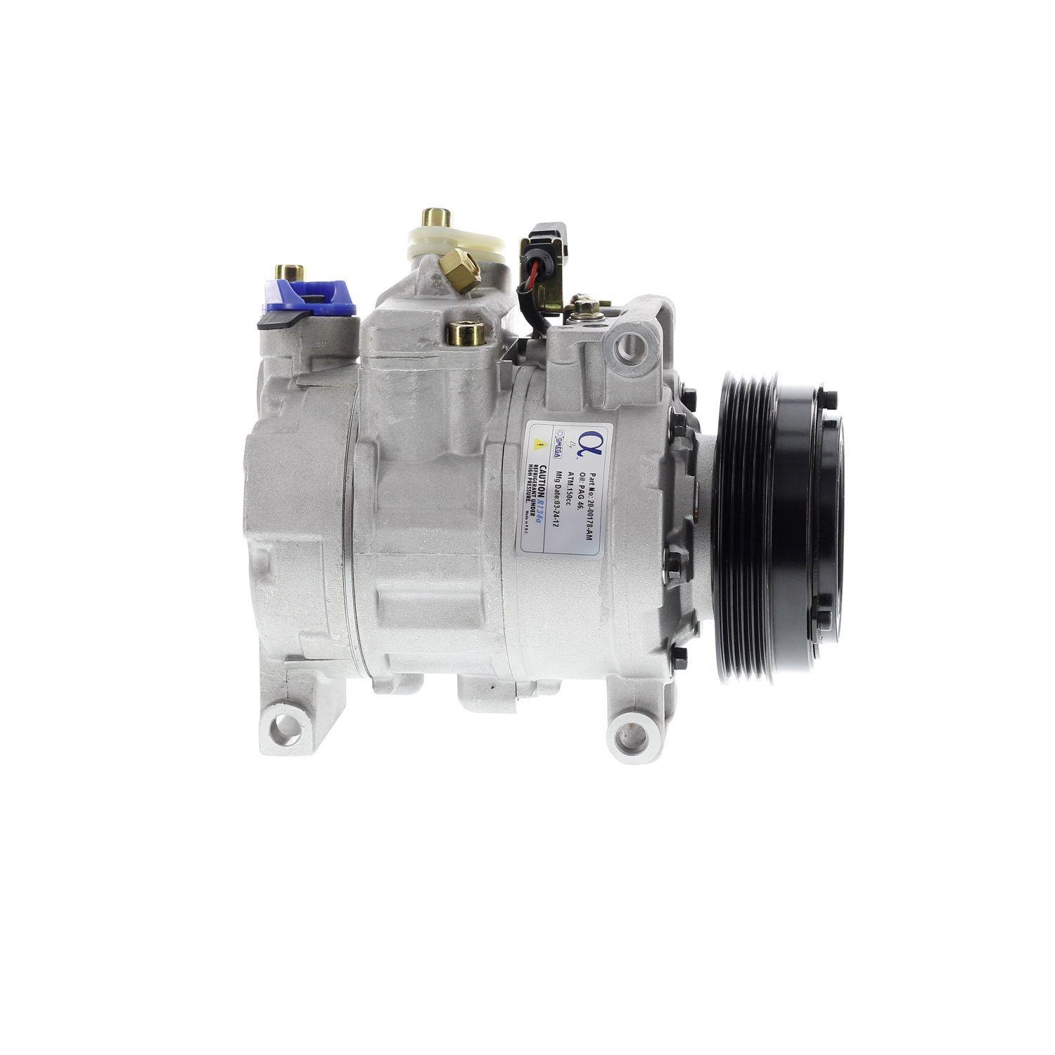 Compresor de AC 6SEU2C 4PK 12v 114mm AUDI (AM)-4