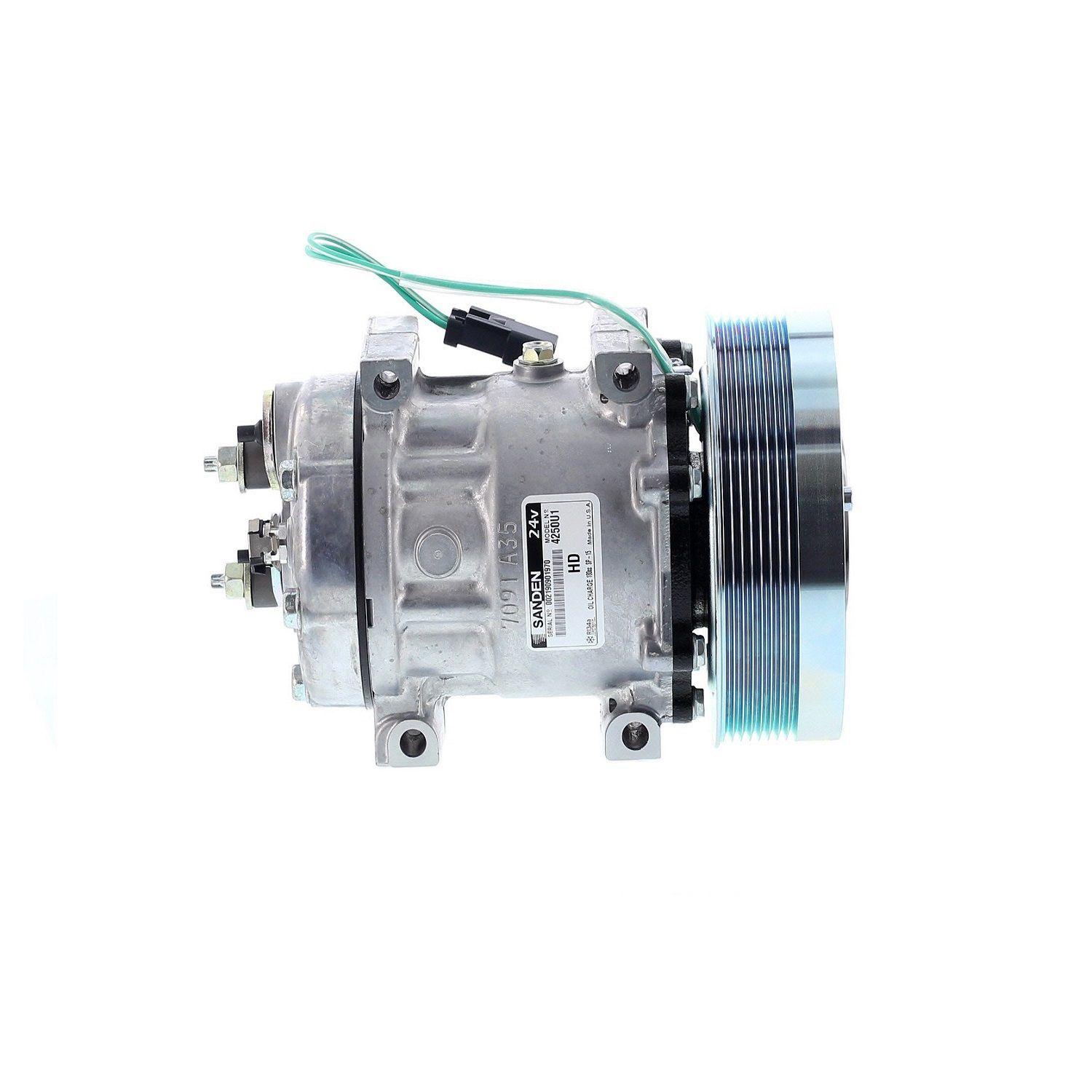 COMPRESOR DE AC 7H15 8PK 24V 152MM LARGO 4250 SANDEN-4