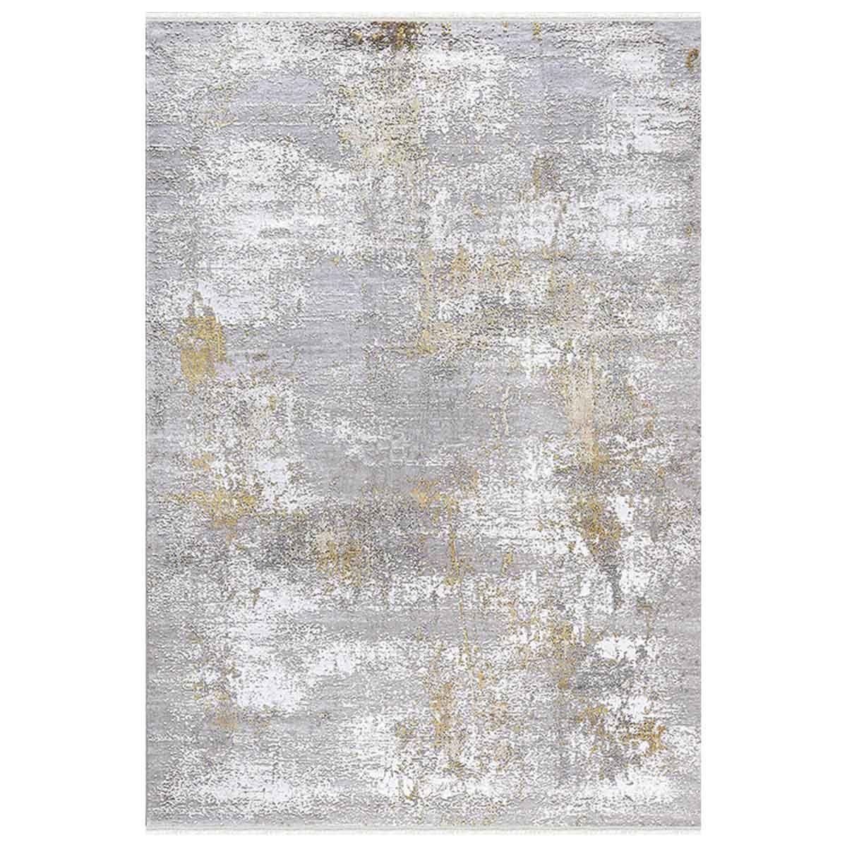 Alfombra Turca Zett06 Rectangular Gris Poliéster 160 x 230 cm -0