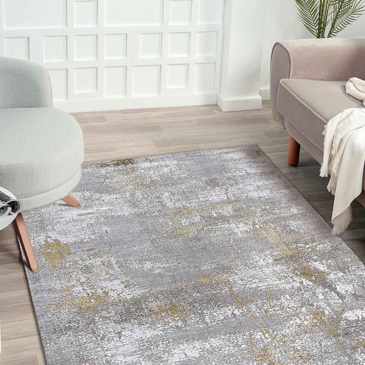 Alfombra Turca Zett06 Rectangular Gris Poliéster 160 x 230 cm -1