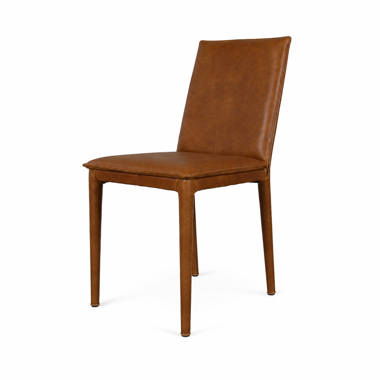 SILLA JULIAN EN CUERO NATURAL FULL GRAIN Y METAL 46 X 58 X 85 CM-0