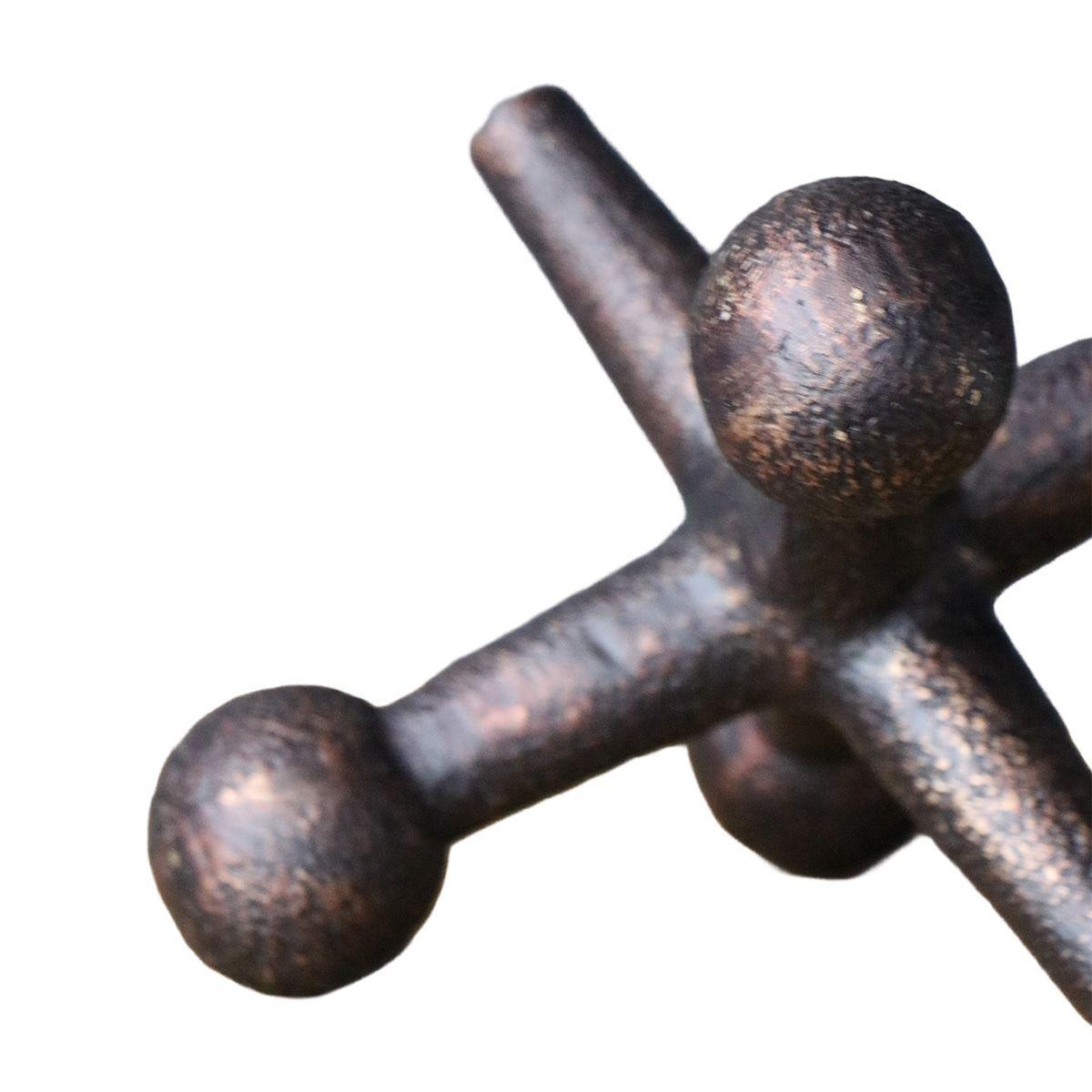 ADORNO EL ATOMO POLIRESINA NEGRO MEDIANO 10 x 8,5 x 8 CM-3