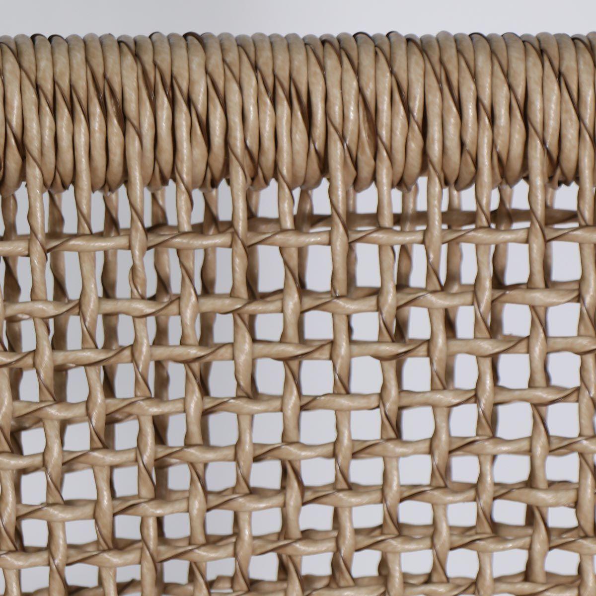 Silla de Bar Alfred madera fibra sintética color natural h72cm-5