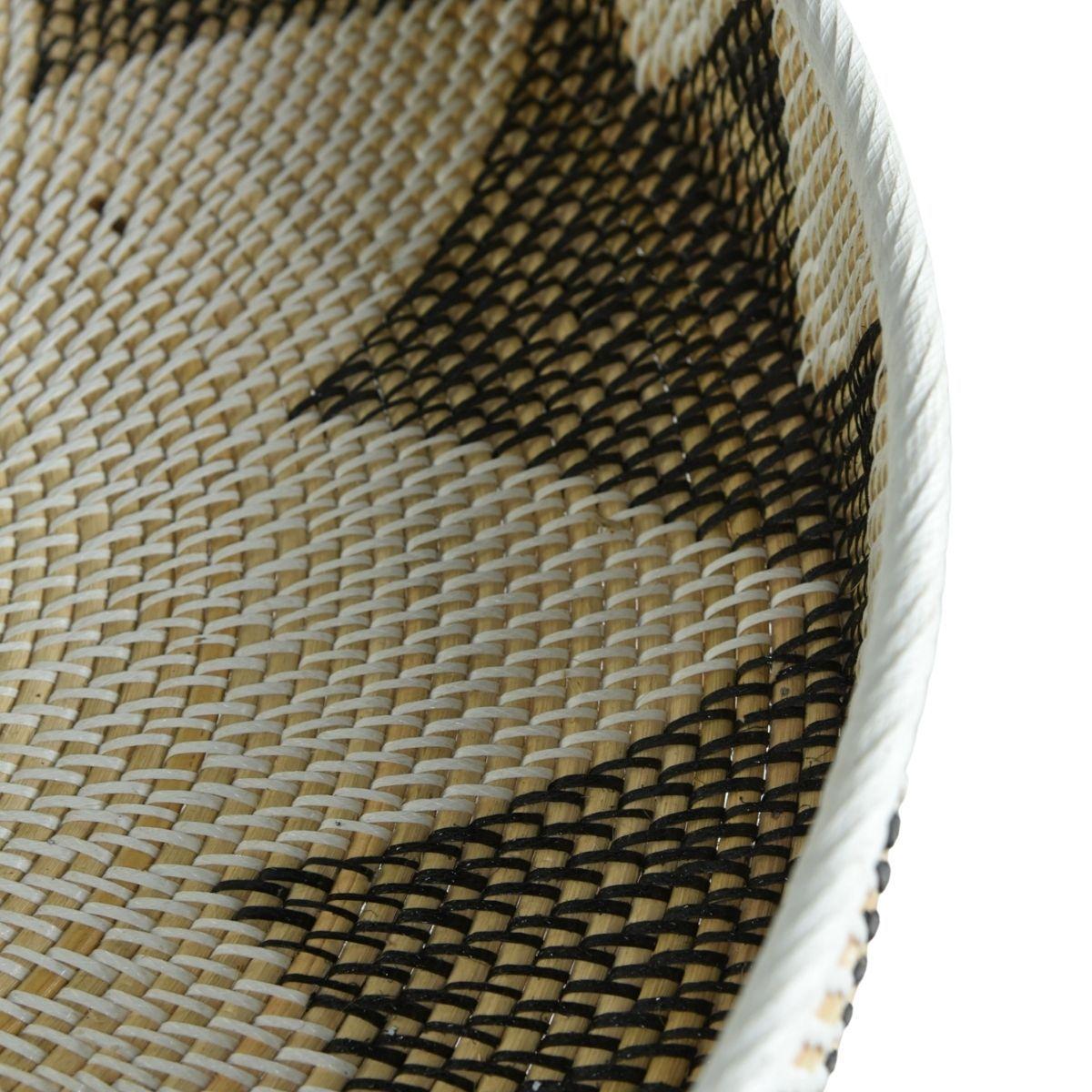 Set 3 mesas de centro rattan con diseño -3