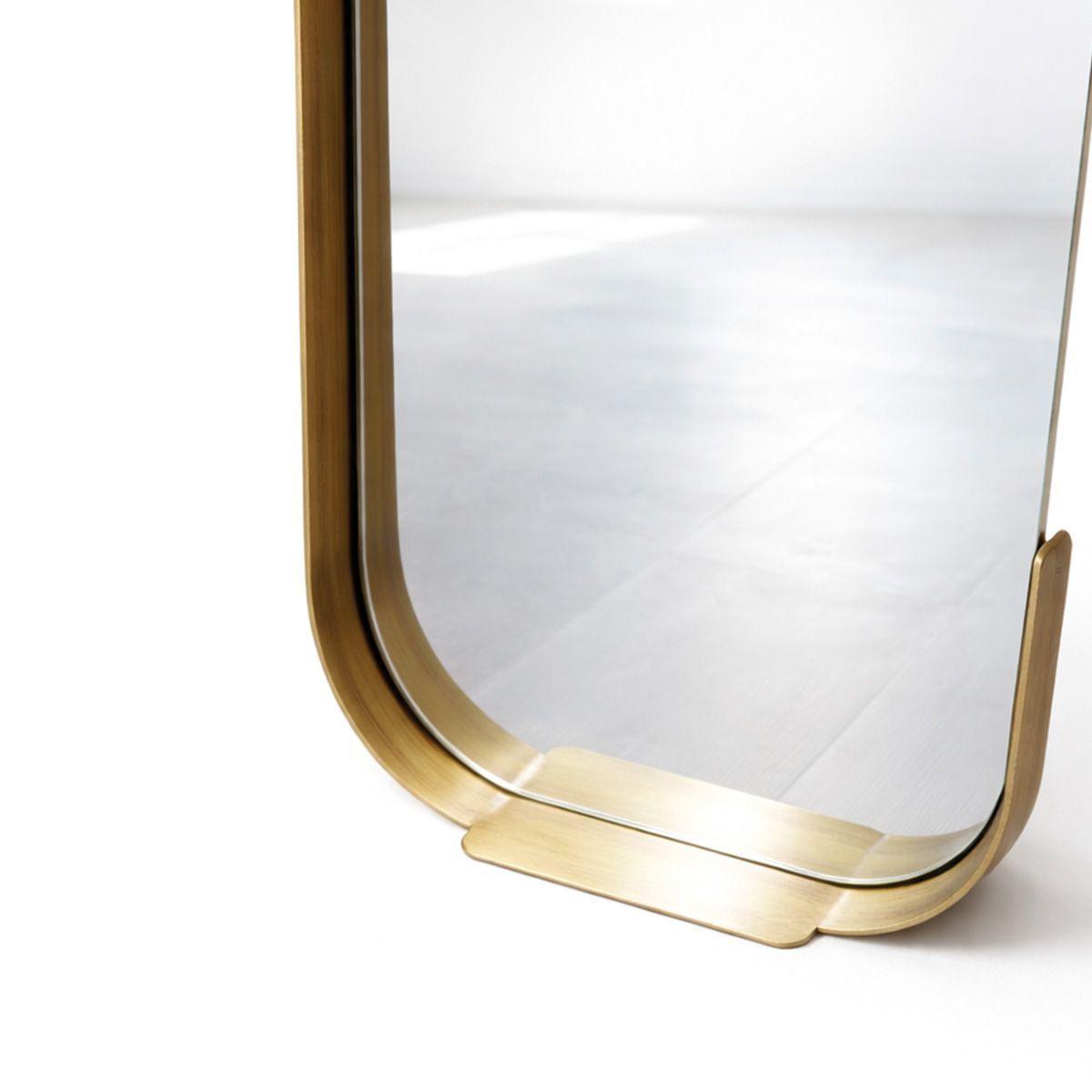 Espejo Polette con Marco Metálico Dorado y Espejo de 4 mm 51 × 10 × 92,5 cm.-3