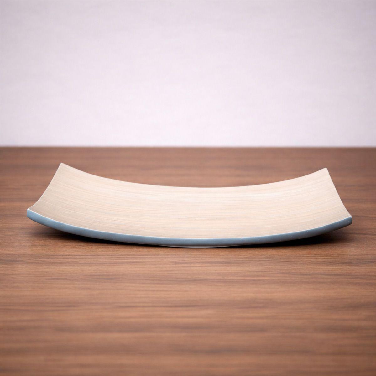 ADORNO PLATO POLIRESINA CAFÉ 41 x 22 x 4 CM-1