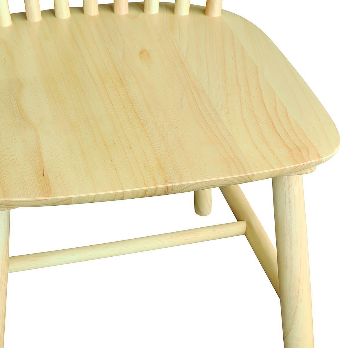 Silla Windsor madera de caucho color natural-5