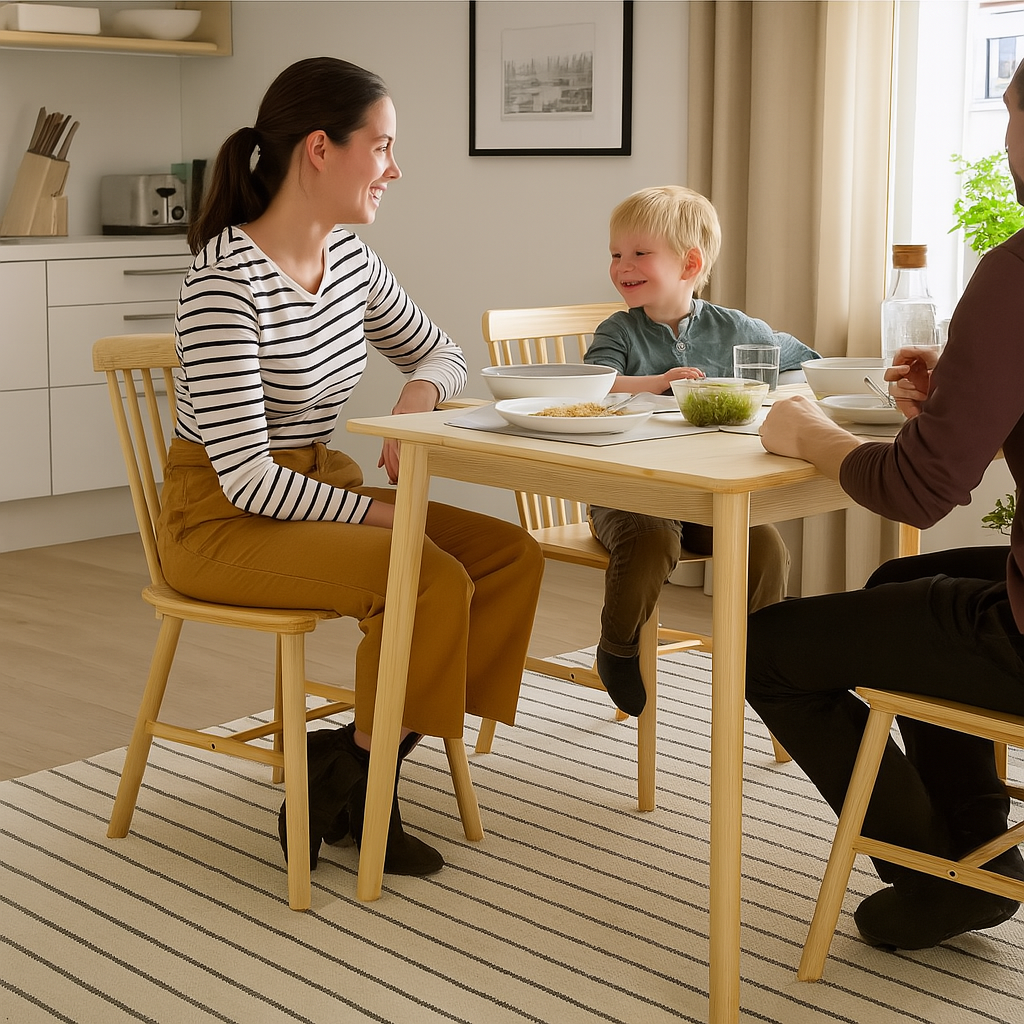 Silla Windsor madera de caucho color natural-6